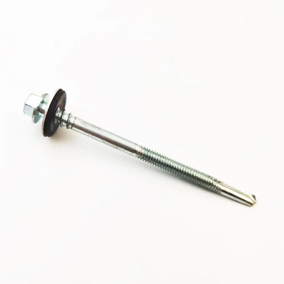 5.5mm/6.3mm Sandwich Panel Self Drilling Screw for Roofing with Plastic Washer