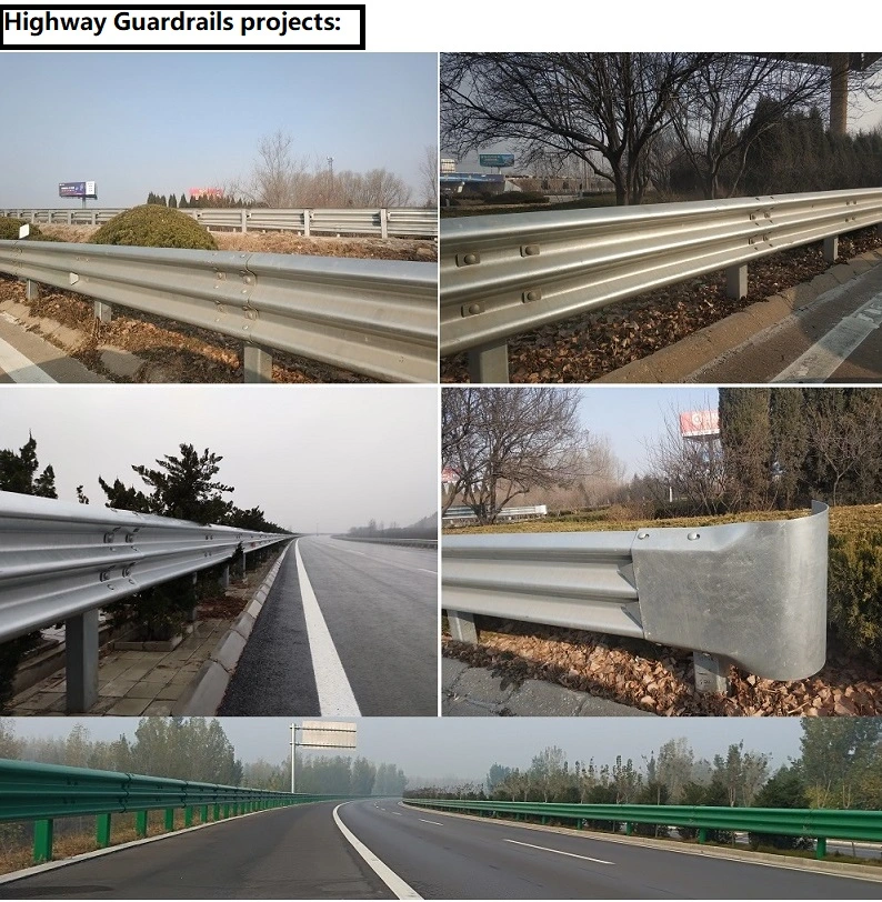 Mash Tl1 Aashto M180 Galvanized Highway Guardrail Traffic Road Crash Barrier Beams