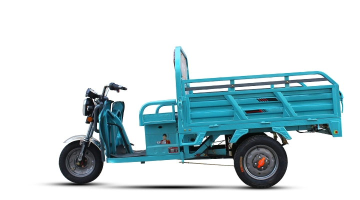 China Supplier Three Wheels Scooter Truck 500W/800W Garden Helper Trike Delivery Transport Electric Tricycle with Large Cargo