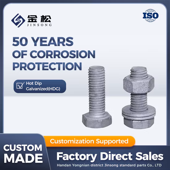 Sechskantschraube und Mutter